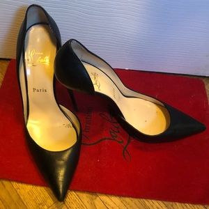 Christian Louboutin Black Pumps Sz 9.5 or 39.5